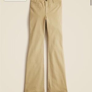 J Crew Tall vintage flare pant in washed twill